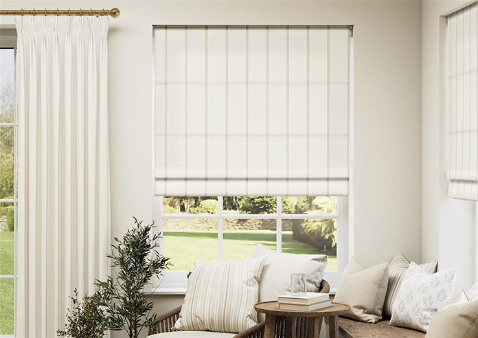 The British Stripe Co. Victoria, Dover No.1 - Roman Blind - Image 3